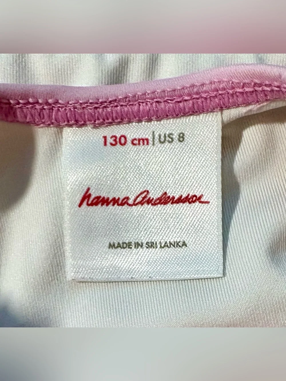 Hanna Andersson Girls Tankini Swimsuit Size 8 / 130